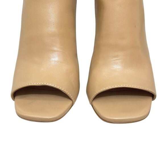 Vince Camuto Anglessi Leather Open Toe Heel Bootie women's size 9 - Picture 3 of 9